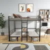 Streamdale Furniture Streamdale Transformable Twin Loft Bed With Table