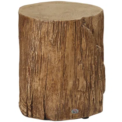 Streamdale Furniture Streamdale Tree Stump Stool In Brown