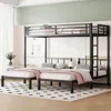 Streamdale Furniture Streamdale Triple Bunk Bed Twin Over Twin & Twin, Twin Xl Over Twin