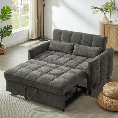Streamdale Furniture Streamdale Tufted Loveseat With Adjustable Backrest, Usb Ports, And Cushions