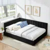 Streamdale Furniture Streamdale Tufted Upholstered Full Bed Frame - Velvet Black
