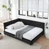 Streamdale Furniture Streamdale Tufted Upholstered Full Size Bed Frame - Black Velvet