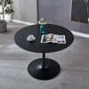 Streamdale Furniture Streamdale Tulip Table Mid-century Dining Table For 4-6 People With Round Mdf