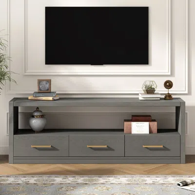 Streamdale Furniture Streamdale Tv Stand With Drawers & Storage