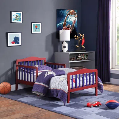 Streamdale Furniture Streamdale Twain Toddler Bed In Red