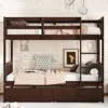 Streamdale Furniture Streamdale Twin Bunk Bed With Drawers And Safety Guardrails