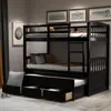 Streamdale Furniture Streamdale Twin Bunk Bed With Ladder