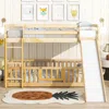 Streamdale Furniture Streamdale Twin Bunk Bed With Slide, Ladder, Storage