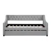 Streamdale Furniture Streamdale Twin Daybed With Trundle, Upholstered Frame