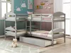 Streamdale Furniture Streamdale Twin L-shaped Bunk Bed With Trundle