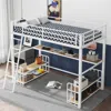 Streamdale Furniture Streamdale Twin Loft Bed With Desk And Storage