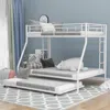 Streamdale Furniture Streamdale Twin Over Full Bed With Sturdy Steel Frame