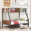 Streamdale Furniture Streamdale Twin-over-full Bunk Bed Modern Style Steel Frame Bunk Bed