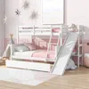 Streamdale Furniture Streamdale Twin-over-full Bunk Bed With Slide & Storage