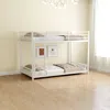 Streamdale Furniture Streamdale Twin Over Twin Bunk Bed Metal, Noise-reduced, Safety Guardrail