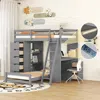 Streamdale Furniture Streamdale Twin Over Twin Bunk Bed With Led Light And Usb Ports