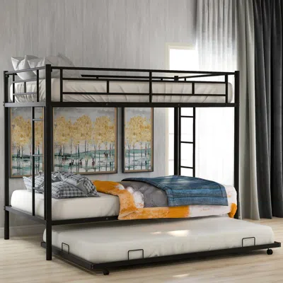 Streamdale Furniture Streamdale Twin Over Twin Bunk Bed With Trundle