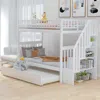 Streamdale Furniture Streamdale Twin Over Twin Bunk Bed With Trundle And Storage
