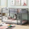 Streamdale Furniture Streamdale Twin Over Twin Floor Bunk Bed With Ladder