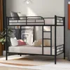 Streamdale Furniture Streamdale Twin Over Twin Metal Bunk Bed