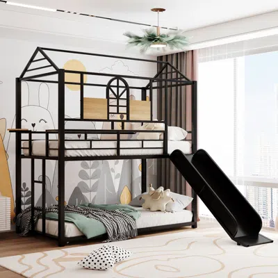 Streamdale Furniture Streamdale Twin Over Twin Metal Bunk Bed