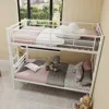 Streamdale Furniture Streamdale Twin Over Twin Metal Bunk Bed With Ladders & Guardrail