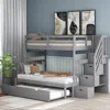 Streamdale Furniture Streamdale Twin Over Twin/full Bunk Bed With Twin Size Trundle