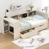 Streamdale Furniture Streamdale Twin Platform Bed With Storage, Charging, And Headboard
