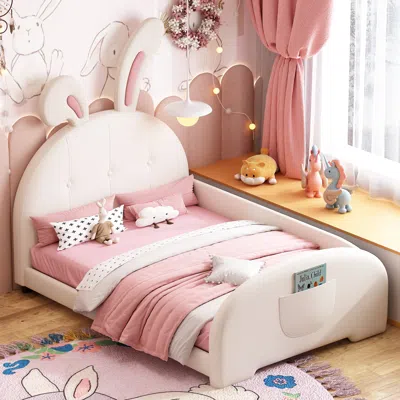 Streamdale Furniture Streamdale Twin Rabbit-shape Upholstered Princess Bed