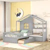 Streamdale Furniture Streamdale Twin Size House Bed With Sofa