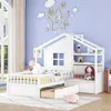 Streamdale Furniture Streamdale Twin Size House Bed With Sofa