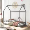 Streamdale Furniture Streamdale Twin Size House Bed Wood Bed