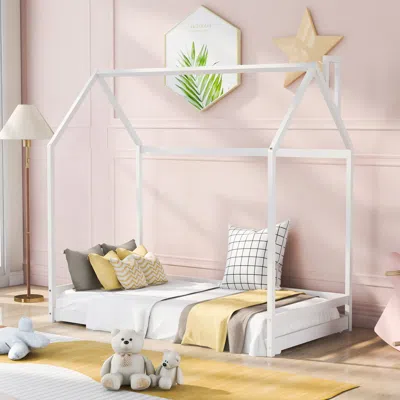 Streamdale Furniture Streamdale Twin Size House Bed Wood Bed