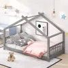 Streamdale Furniture Streamdale Twin Size House Bed Wood Bed