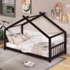 Shop Streamdale Furniture Streamdale Twin Size House Bed Wood Bed
