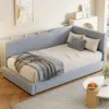 Streamdale Furniture Streamdale Twin Size L-shaped Corduroy Daybed Upholstered Daybed