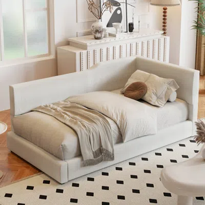 Streamdale Furniture Streamdale Twin Size L-shaped Daybed Upholstered Daybed