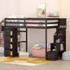 Streamdale Furniture Streamdale Twin Size Loft Bed With Storage Drawers And Stairs