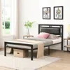 Streamdale Furniture Streamdale Twin Size Metal Bed Sturdy System Metal Bed Frame