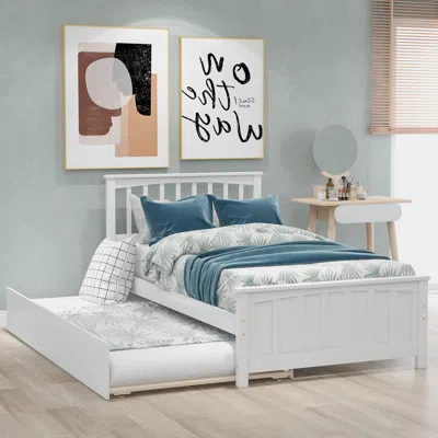 Streamdale Furniture Streamdale Twin Size Platform Bed With Trundle