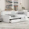 Streamdale Furniture Streamdale Twin Size Upholstered Daybed With 2 Drawers