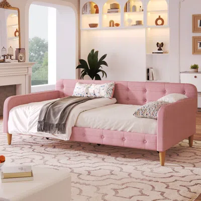 Streamdale Furniture Streamdale Twin Size Upholstered Daybed With 4 Support Legs
