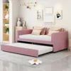 Streamdale Furniture Streamdale Twin Size Upholstered Daybed With Ergonomic Design Backrest
