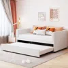 Streamdale Furniture Streamdale Twin Size Upholstered Daybed With Ergonomic Design Backrest