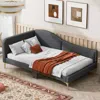 Streamdale Furniture Streamdale Twin Size Upholstered Daybed With Headboard And Armrest