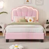 Streamdale Furniture Streamdale Twin Size Upholstered Flower-shape Bed