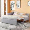 Streamdale Furniture Streamdale Twin Size Upholstered L-shaped Daybed With Pop Up Trundle