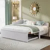 Streamdale Furniture Streamdale Twin Size Upholstered L-shaped Daybed With Pop Up Trundle