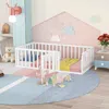 Streamdale Furniture Streamdale Twin Size Wood Daybed Frame With Fence