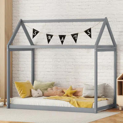Streamdale Furniture Streamdale Twin Size Wooden House Bed